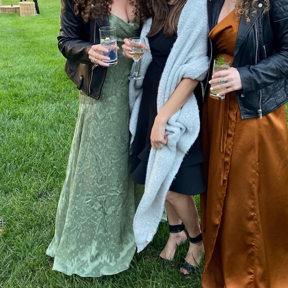 Elegant Green Bridesmaid Dress BHDLN - Picture 3 of 9